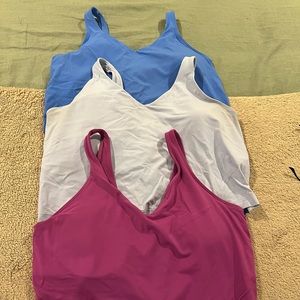 Lululemon align tanks. Size 18. $25 a piece or $60 for all three.